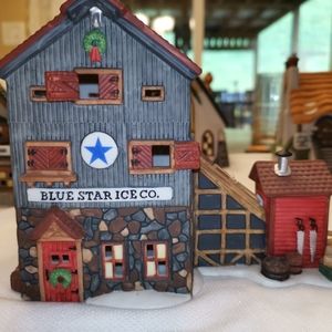Dept 56 blue star ice company house